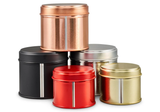 Private Label Candles - Gold Tin - Minimum 250 Candles (Contact us for a quote)